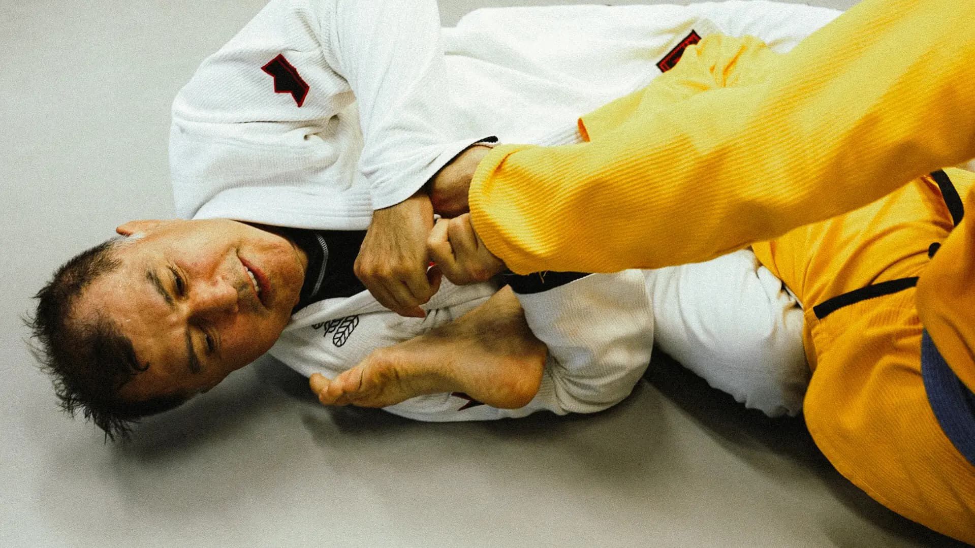 Brazilian Jiu-Jitsu sparring at Carlson Gracie Escondido gym